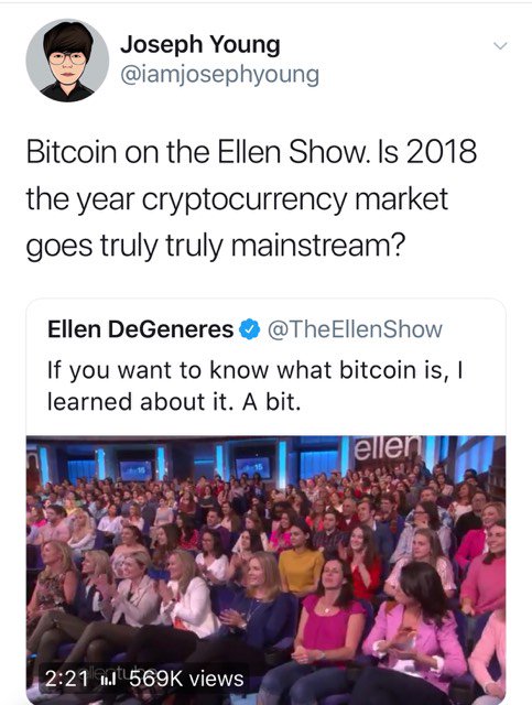 Ellen DeGeneres is Down with Bitcoin