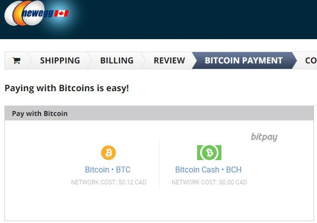 Newegg Enables Cryptocurrency Payments for Canadian Customers