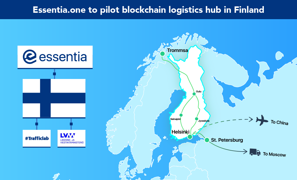 Finland Government and Essentia.One Reveal Plans for International Blockchain Logistics Hub