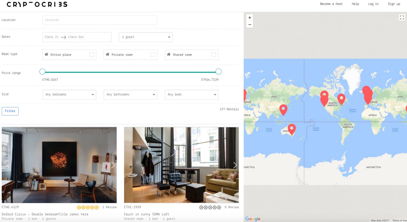 Meet Cryptocribs a Rental Service That Aims to Decentralize Airbnb