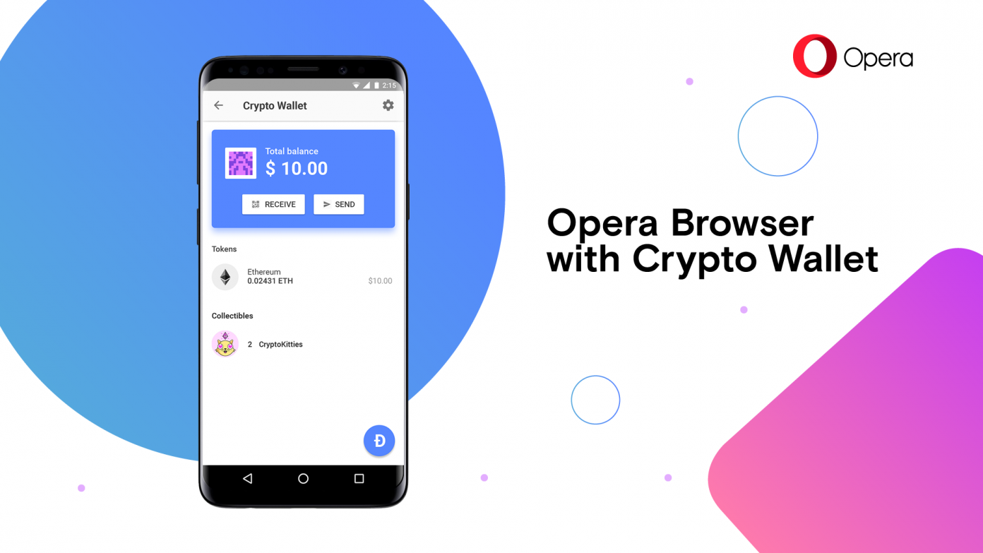 Opera Browser Introduces a Built-in Cryptocurrency Wallet