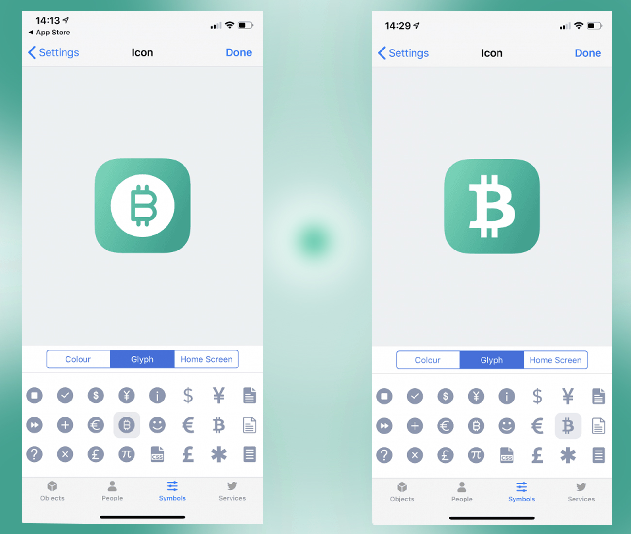 Bitcoin Glyphs Added to Apple's Shortcuts Application