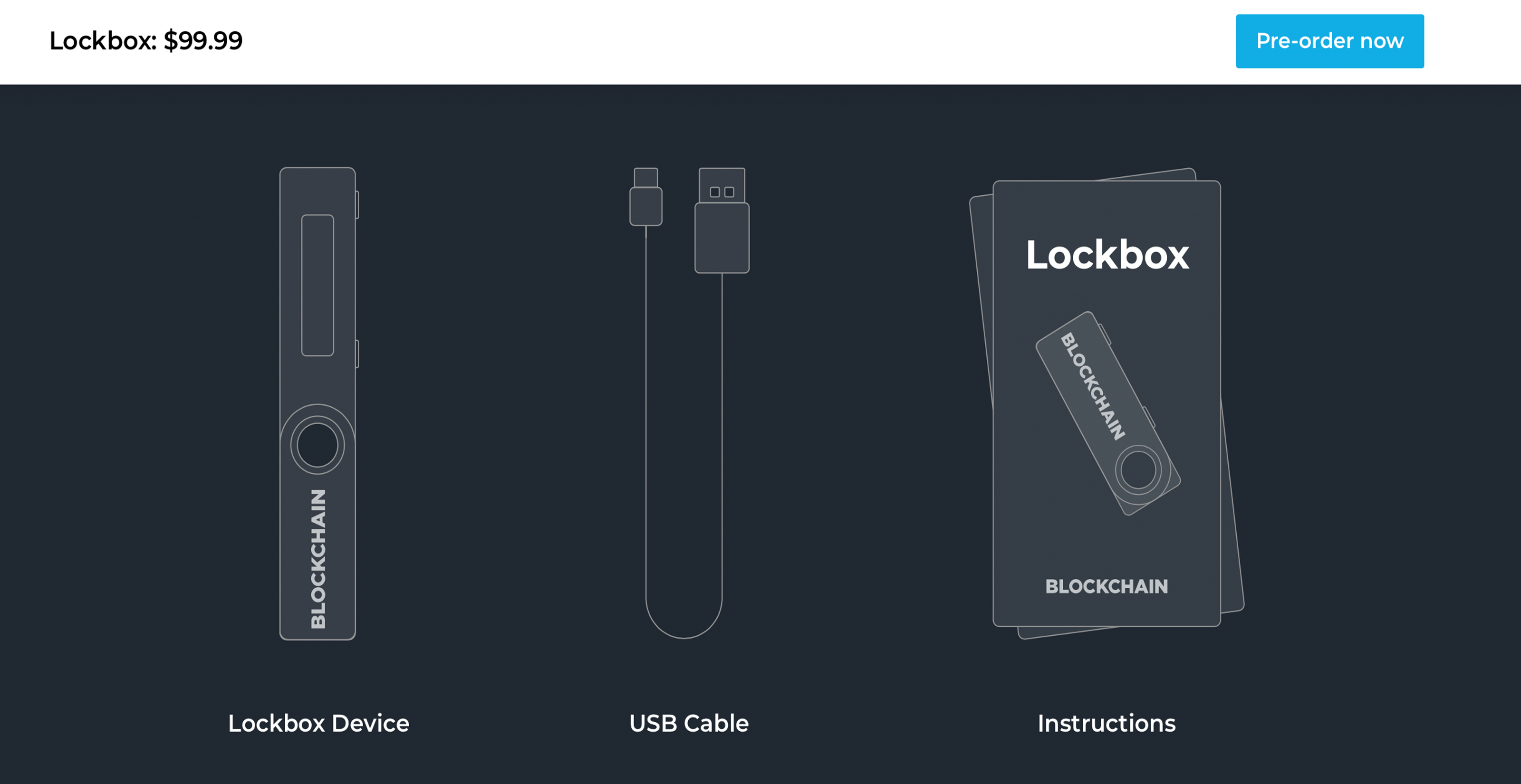 Blockchain Launches Hardware Wallet  