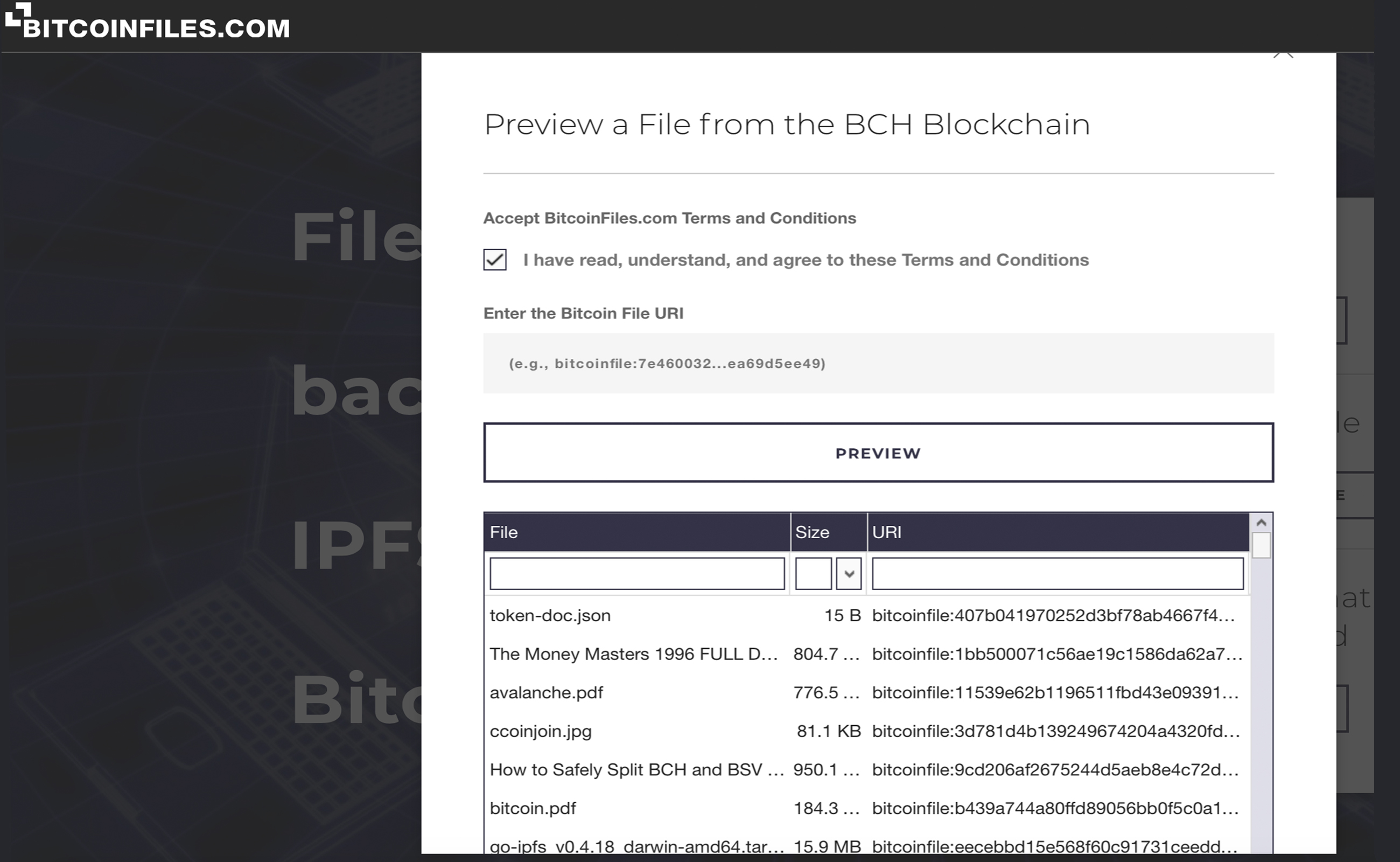 BCH-Powered Bitcoin Files Project Adds IPFS Support 