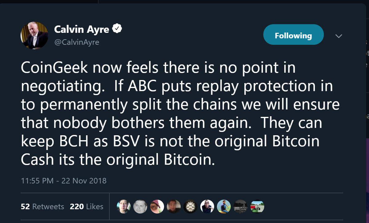 Chatter Report: Ayre Bargains With ABC, Blockstream Sells More Hats