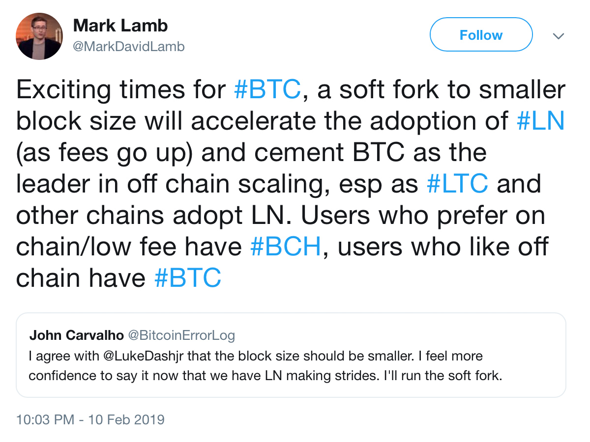 Core Developer's 300kb Block Proposal Bolstered in Bid to Push Lightning Adoption