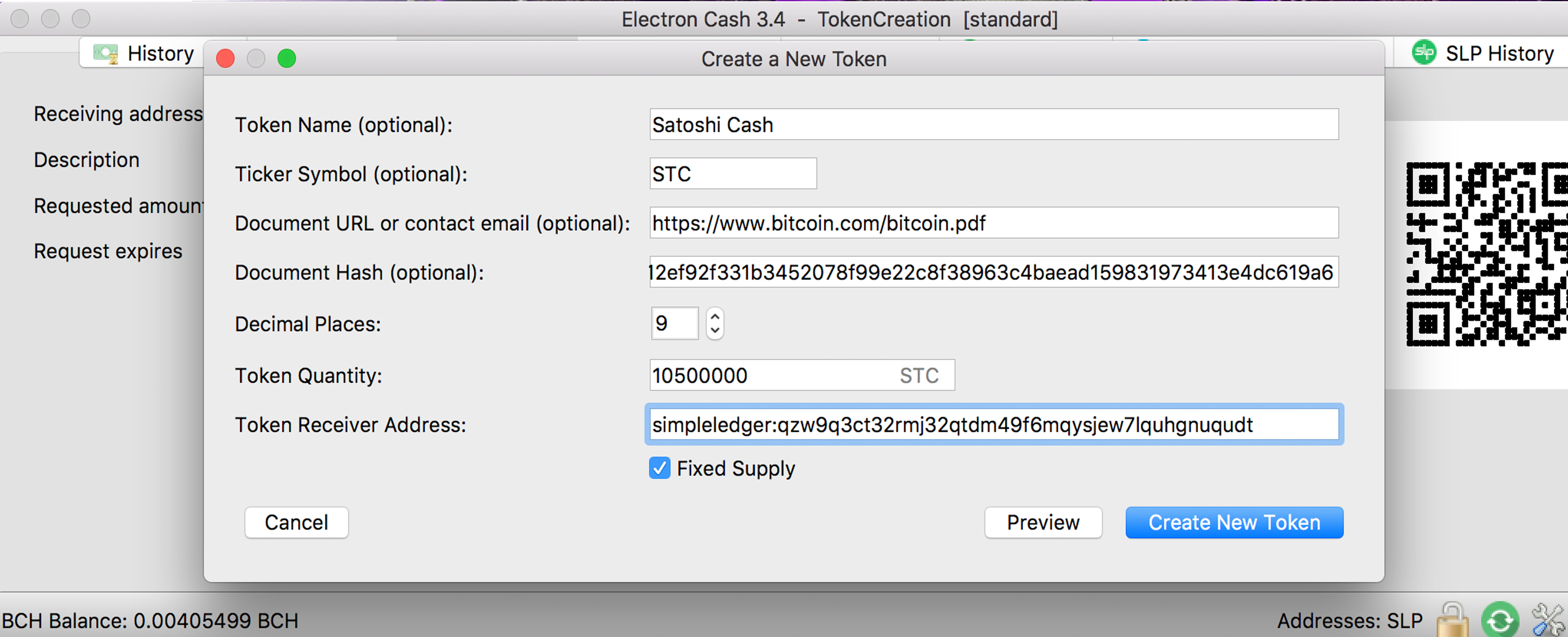 How to Create Your Own SLP Token Using the Bitcoin Cash Blockchain 