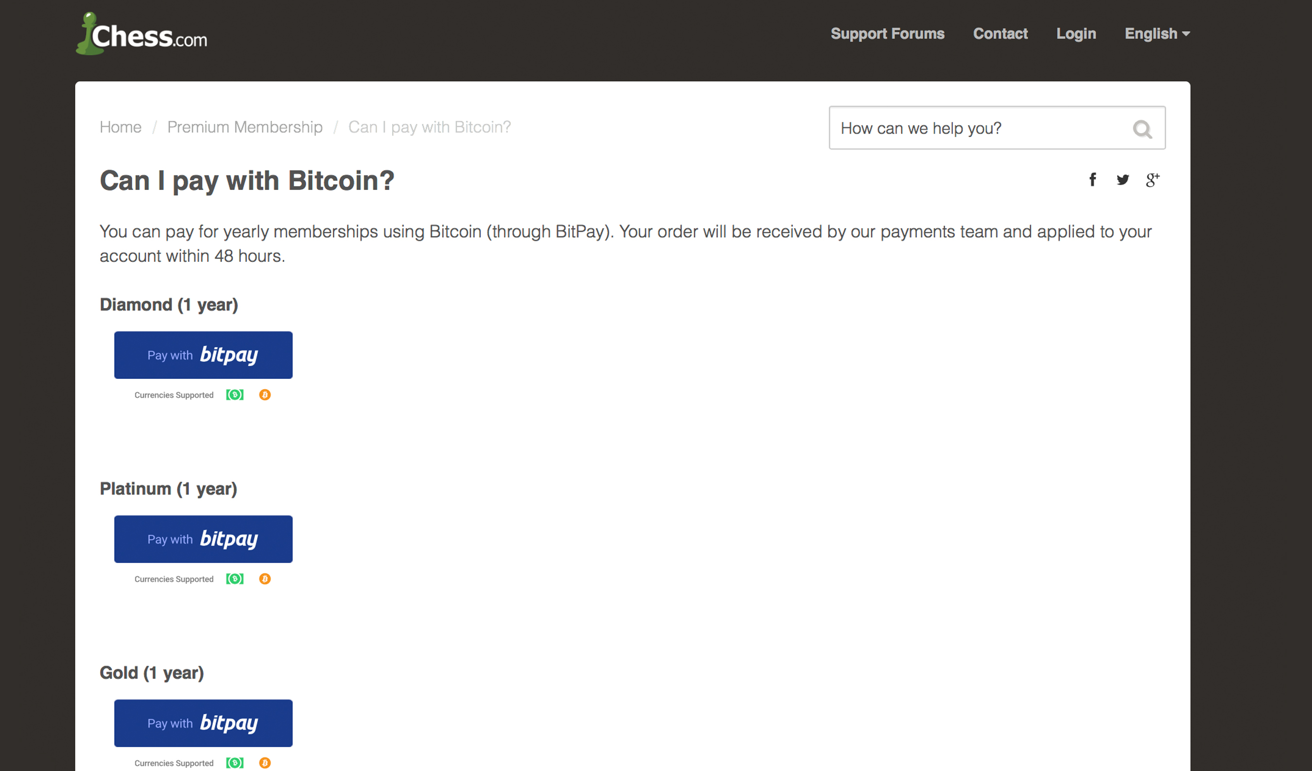 Bitcoin Cash Supporter Convinces Chess.com to Accept BCH for Memberships