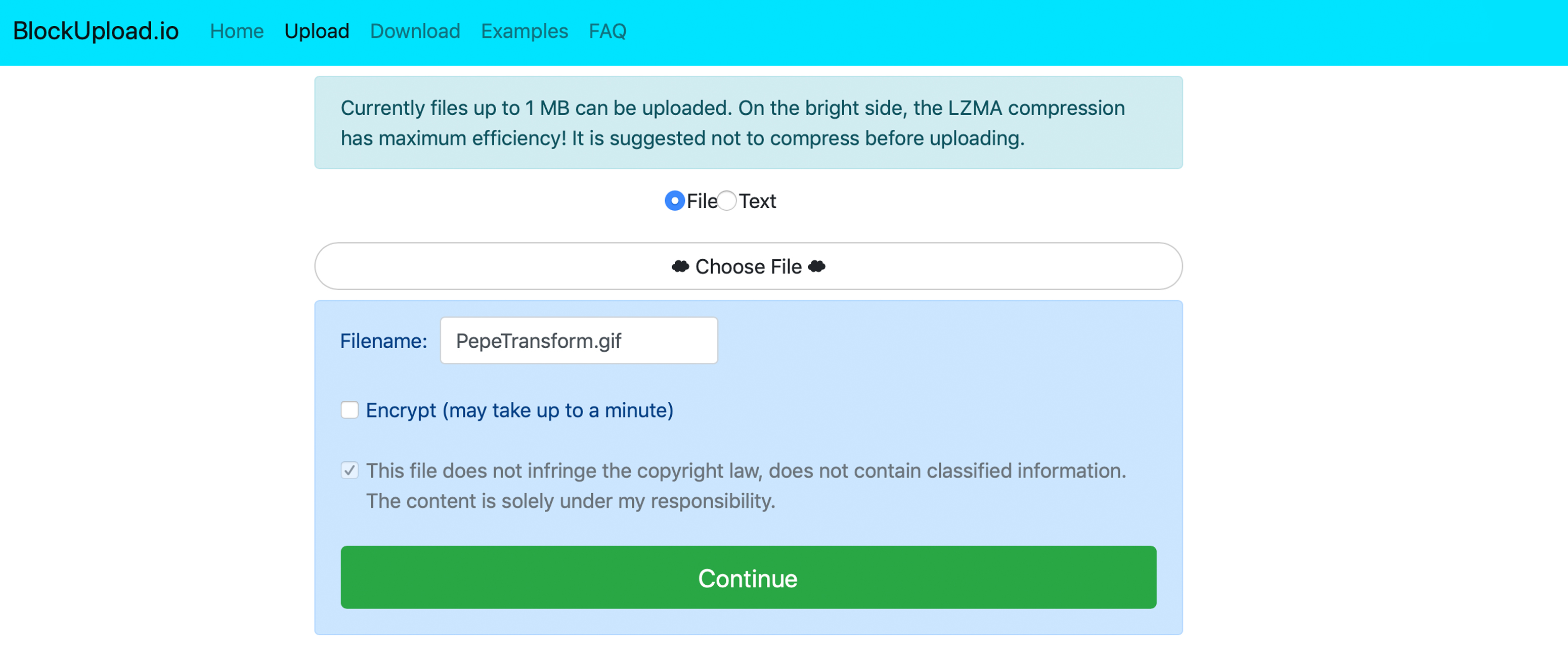 Embed 1MB Files on the Bitcoin Cash Chain With the Blockupload Platform