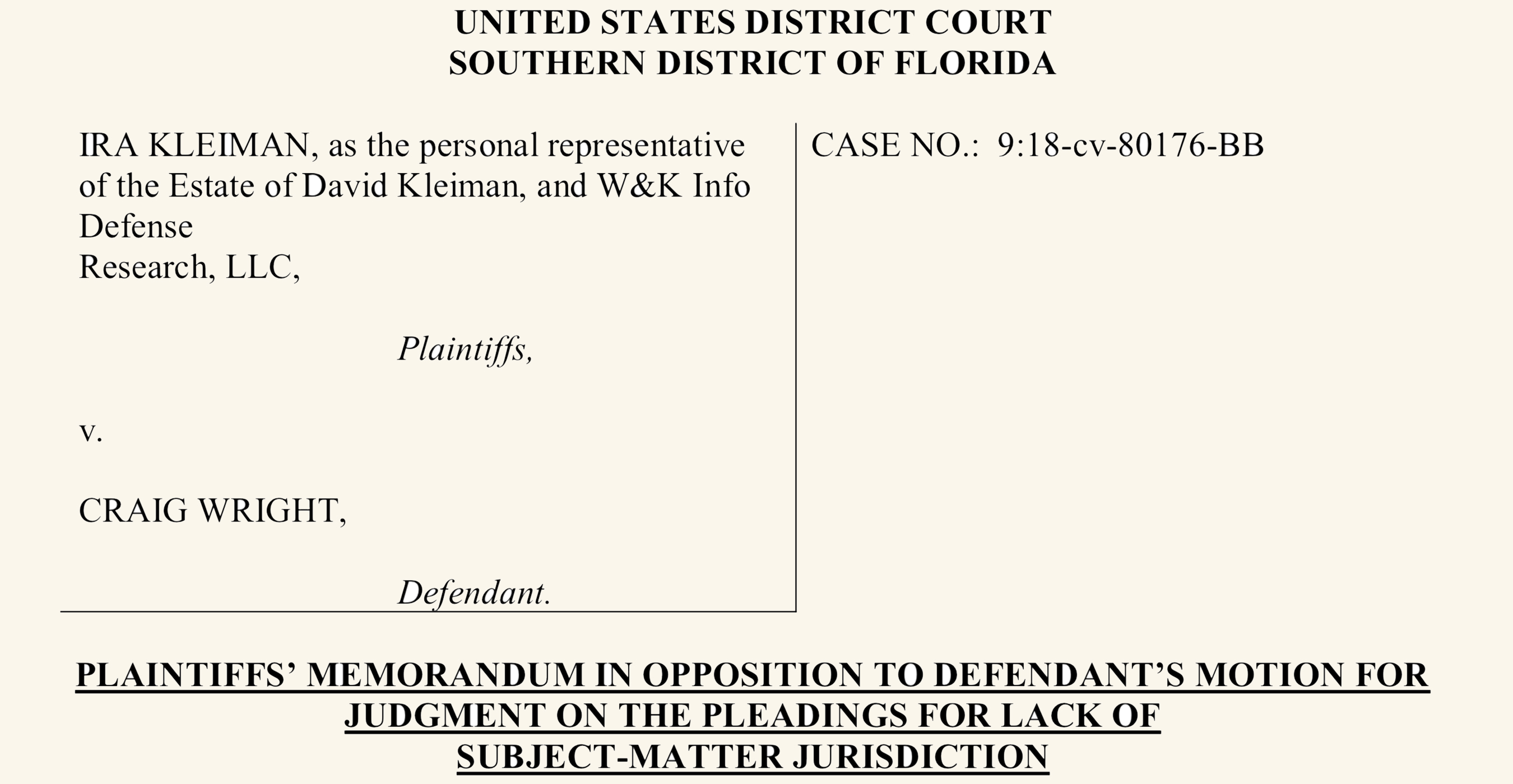 Self-Styled Satoshi Accused of PGP Forgery in Kleiman vs Wright Lawsuit