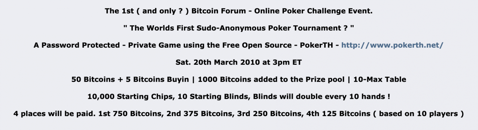 Bitcoin History Part 14: The 1,000 BTC Poker Game