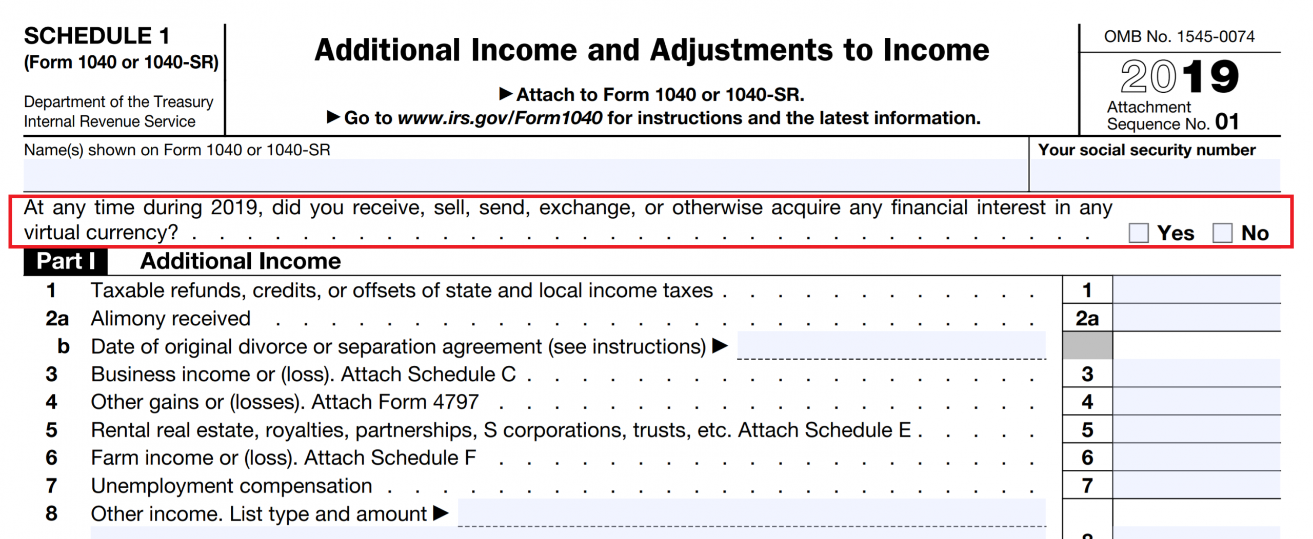 IRS Now Requires Tax Filers to Disclose Crypto Activities