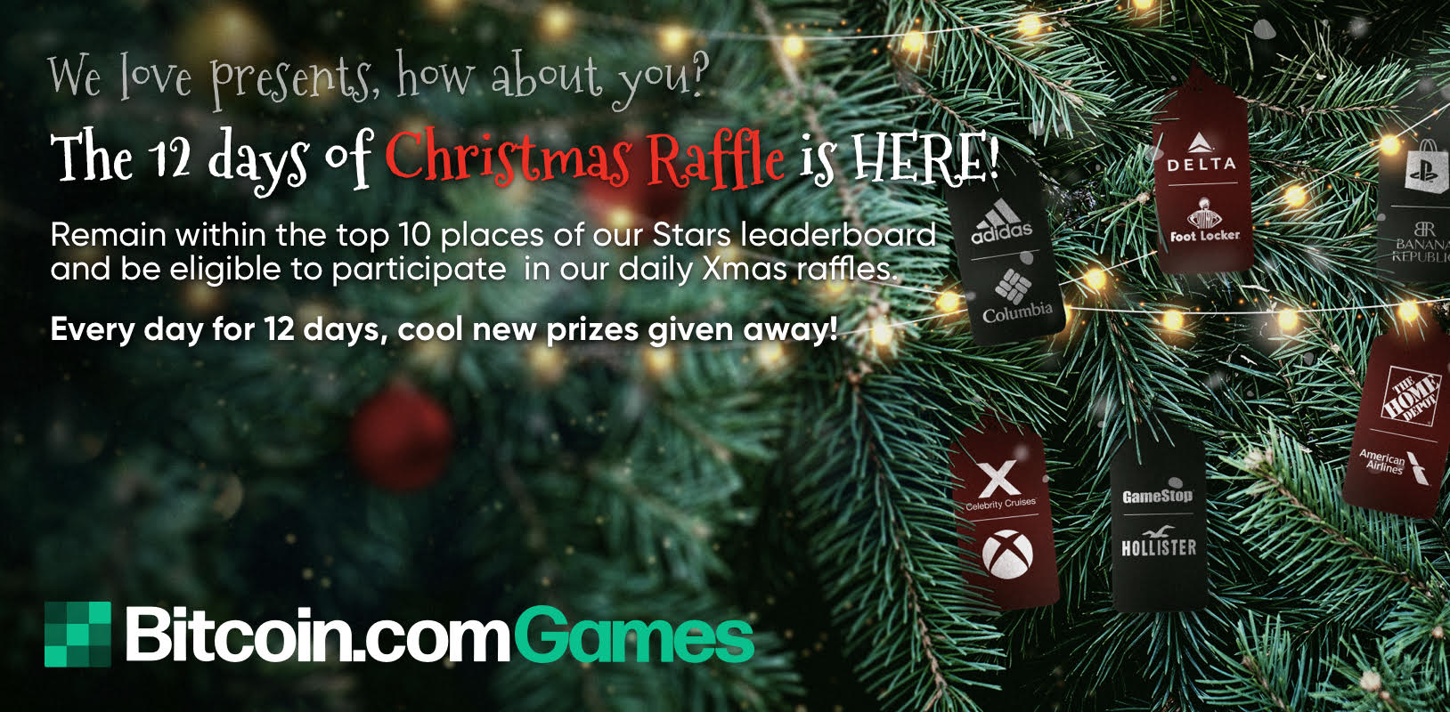 Christmas Comes Early for Bitcoin.com Games Players