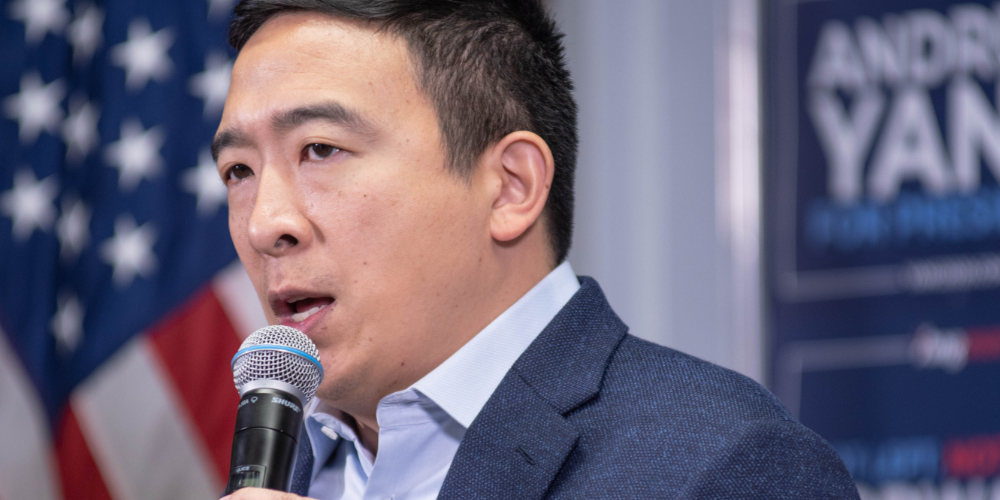 US Presidential Candidate Andrew Yang Says Regulations Cannot Impede Crypto, Affirms Priorities