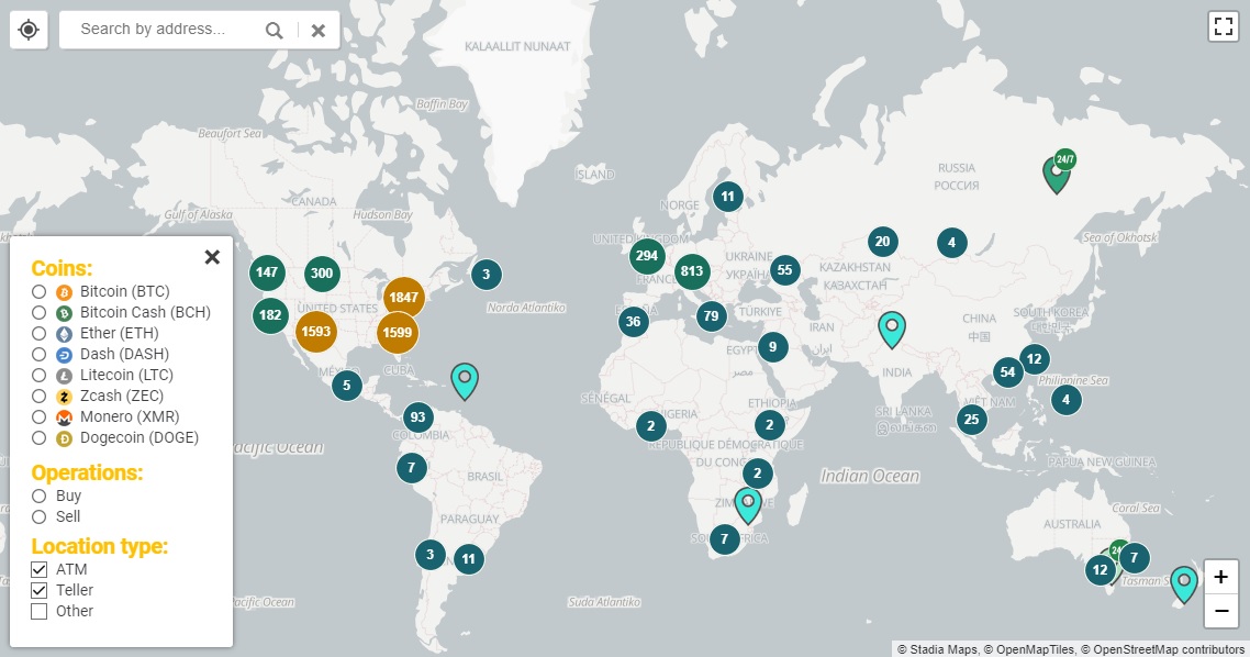 How to Find Your Nearest Bitcoin ATM