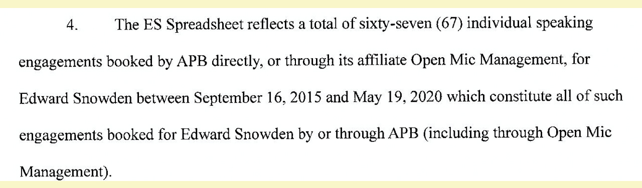 NSA Whistleblower Edward Snowden Was Paid $35k to Discuss Bitcoin