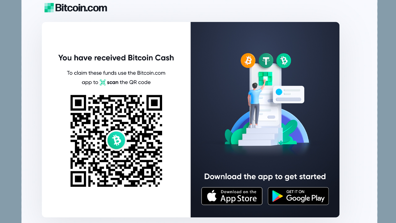 Bitcoin.com Wallet Adds Shareable Payment Link Feature - Send Bitcoin Cash to Anyone via Text, Email, and Social Media