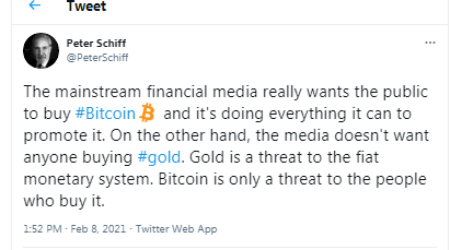 Haunted by Past Elon Musk Predictions, Gold Bug Peter Schiff Tears Into Tesla's BTC Acquisition