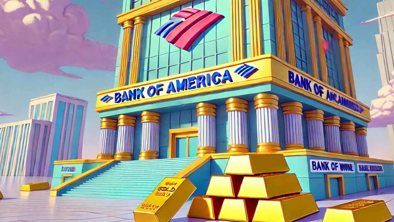 Bank of America Declares Gold the 'Last Safe Haven' Asset, Forecasts $3,000 Price