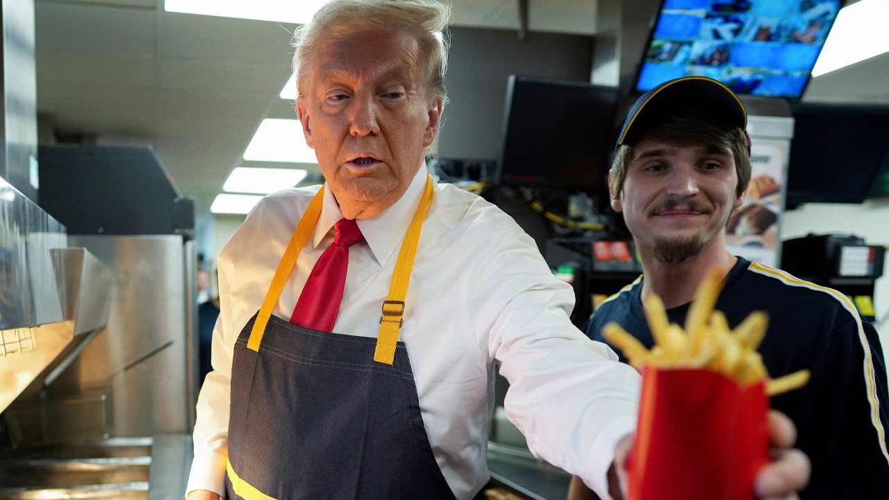 Trump Takes Commanding Lead Over Harris on Prediction Markets After McDonald's Appearance 